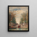Martigues Wenecja L'entrée Du Jardin Français - Félix Ziem — oprawiony obraz na ścianie