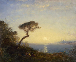 Pin parasol à l'embouchure du Bosphore - Félix Ziem — widok dzieła