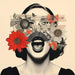 Reprodukcja obrazu Floraison d'Émotions | Collage artistique