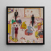 Wieczór w studio - Florine Stettheimer — oprawiony obraz na ścianie