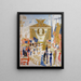 Les cathédrales de Wall Street - Florine Stettheimer — oprawiony obraz na ścianie