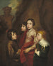 grupy czterech chłopców - Szkoła Antoona van Dycka — widok dzieła