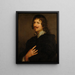 Portret Adriaena Hannemana - Szkoła Antoine van Dycka — oprawiony obraz na ścianie