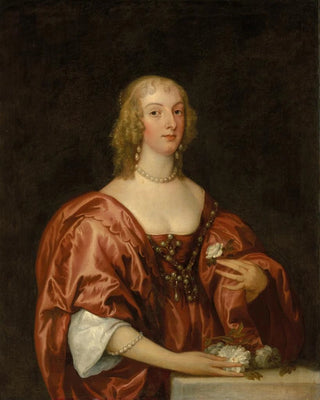 Follower of Anthony van Dyck - Portrait of Anna Sophia Countess of Carnarvon.webp
