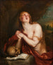 La Madeleine pénitente - Szkoła Antoine van Dyck — widok dzieła