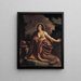 Madeleine pénitente - École de Guercino — oprawiony obraz na ścianie