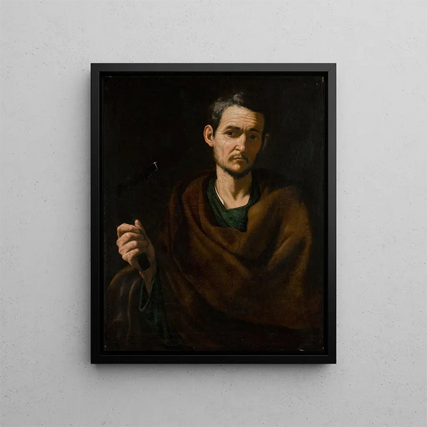 Święty Mateusz - Szkoła Jusepe de Ribera — oprawiony obraz na ścianie
