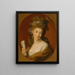 portretu Elżbiety Potockiej - Szkoła Marie-Louise Élisabeth Vigée Le Brun — oprawiony obraz na ścianie