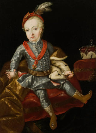 Follower of Martin van Meytens the Younger - Portrait of Archduke Joseph of Habsburg 17411790 Later Emperor Joseph II.webp