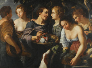 Follower of Nicolas Rgnier - An Allegory Of The Five Senses.webp