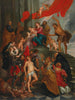La Vierge à l'Enfant avec des saints (Conflit de cas) - École de Peter Paul Rubens — widok dzieła