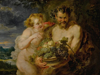 Follower of Peter Paul Rubens - Satyr And Bacchante.webp