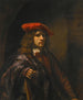 Portret młodego mężczyzny - Szkoła Rembrandta van Rijn — widok dzieła