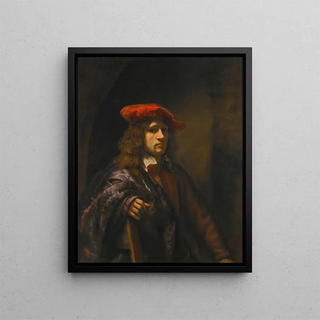 Follower of Rembrandt van Rijn - Portrait Of A Young Man.webp
