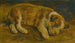 Szczenię śpiące - Szkoła Sir Edwin Henry Landseer — widok dzieła