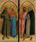 Święty Franciszek i biskup Święty Jan Chrzciciel oraz Święty Dominik - Fra Angelico — widok dzieła