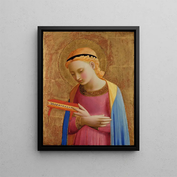 Dziewicy Zwiastowania - Fra Angelico — oprawiony obraz na ścianie