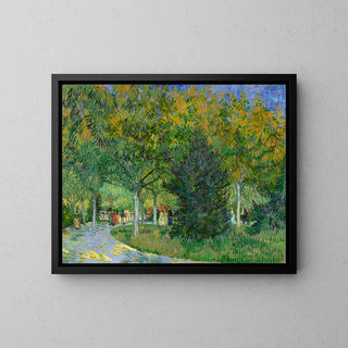 Aleja w publicznym ogrodzie w Arles - Vincent Van Gogh