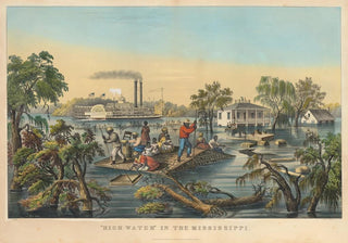 Frances Flora Bond Palmer - High Water in the Mississippi.webp