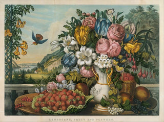 Frances Flora Bond Palmer - Landscape  Fruit and Flowers.webp
