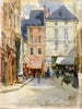 Scena uliczna w Holandii - Frances Hodgkins — widok dzieła