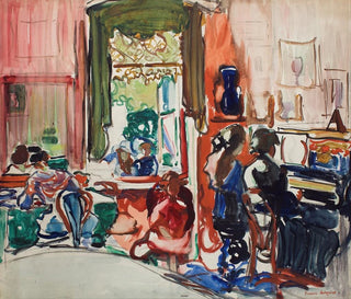La leçon de piano - Frances Hodgkins — widok dzieła