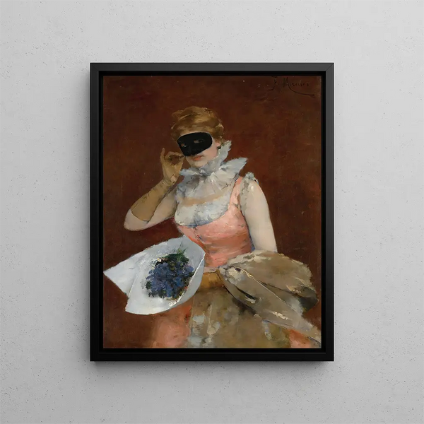 Francesc Miralles i Galaup - Mujer Con Mscara.webp