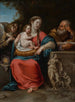 Zawieszony podczas lotu do Egiptu - Francesco Albani — widok dzieła