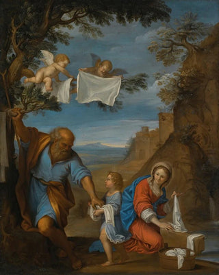 Francesco Albani - The Holy Family In A Landscape.webp