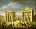 L'Zbliżenie do willi Borghese w Rzymie - Francesco Diofebi — widok dzieła