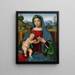 Vierge à l'Enfant La Madone Gambaro - Francesco Francia — oprawiony obraz na ścianie