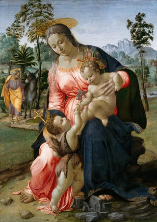 Francesco Granacci - Rest on the Flight into Egypt with the Infant Saint John the Baptist.webp