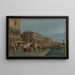 Widok na Molo i Riva degli Schiavoni w Wenecji - Francesco Guardi — oprawiony obraz na ścianie