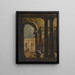 Cour du palais Capriccio - Francesco Guardi — oprawiony obraz na ścianie