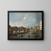 Wielki Kanał z mostem Rialto, Wenecja - Francesco Guardi — oprawiony obraz na ścianie