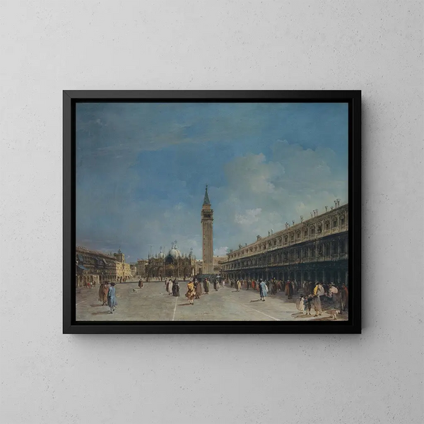 Place Saint-Marc - Francesco Guardi — oprawiony obraz na ścianie