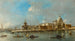 Santa Maria della Salute et la Douane Venise - Francesco Guardi — widok dzieła