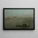Szare gondole na lagunie - Francesco Guardi — oprawiony obraz na ścianie