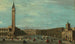La Piazza San Marco à Venise, vue vers l'ouest - Francesco Guardi — widok dzieła