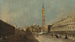 Wenecji Widok na plac św. Marka na wschód w kierunku bazyliki - Francesco Guardi — widok dzieła
