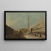 Wenecji Widok na plac św. Marka na wschód w kierunku bazyliki - Francesco Guardi — oprawiony obraz na ścianie