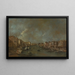Widok na Wielki Kanał z Mostu Rialto - Francesco Guardi — oprawiony obraz na ścianie