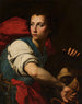 Dawida z głową Goliata - Francesco Guarino — widok dzieła