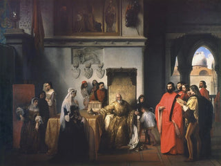 Le retrait des deux Foscari - Francesco Hayez — widok dzieła