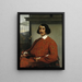 Portret szlachcica księcia Manolo Nuez Falc - Francesco Hayez — oprawiony obraz na ścianie