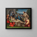 La Lamentation du Christ avec des anges - Francesco Raibolini — oprawiony obraz na ścianie