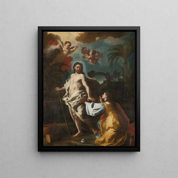 Noli Me Tangere - Francesco Solimena — oprawiony obraz na ścianie