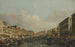 Le Grand Canal avec le pont du Rialto depuis le sud - Francesco Tironi — widok dzieła