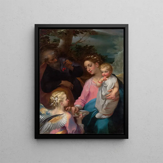 Francesco Vanni - The Rest on the Flight into Egypt known as the Madonna della Pappa.webp