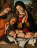 Rodzina Święta - Francesco Zaganelli da Cotignola — widok dzieła